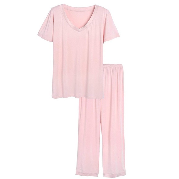 MB FASHION Other - V-Neck Sleepwear Short SLV Top Pants Pajama Set